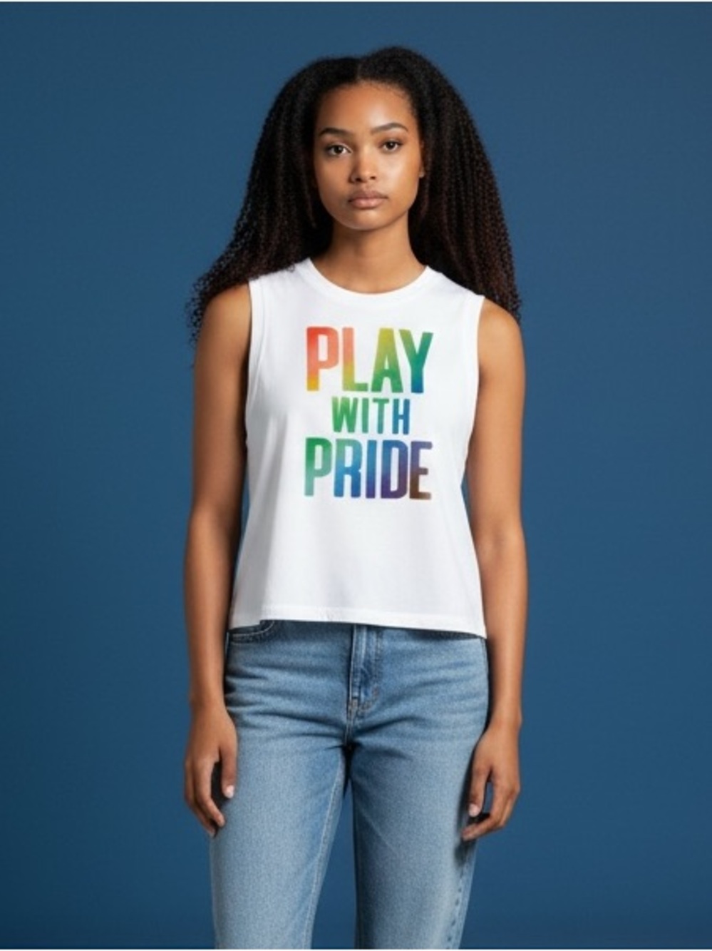 DSG Pride Cotton Sleeveless Workout Top